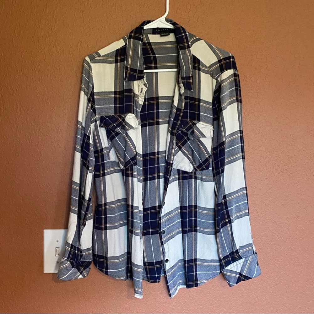 Sanctuary Blouse Flannel 100% Rayon